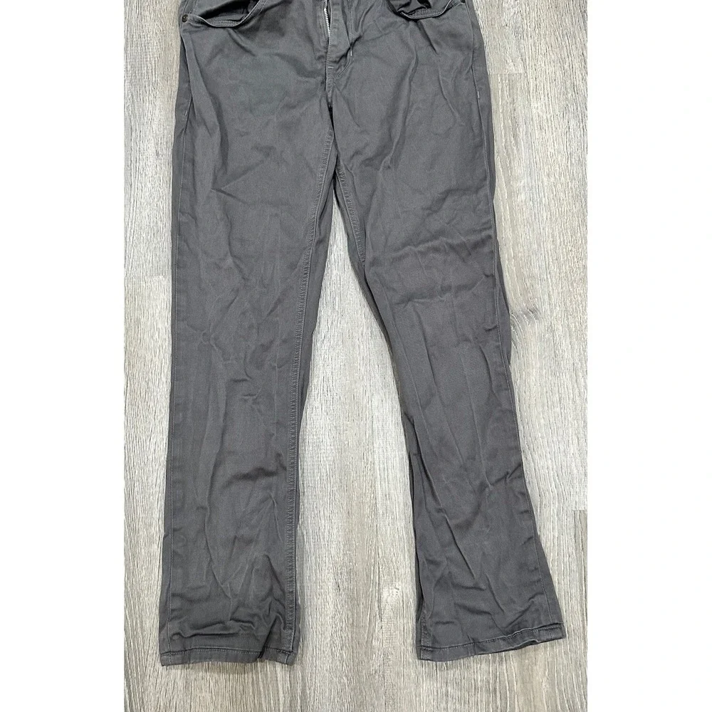 Paige Federal Jeans‎ Mens 29 x 28 Gray Federal Slim Straight Stretch Denim Pants